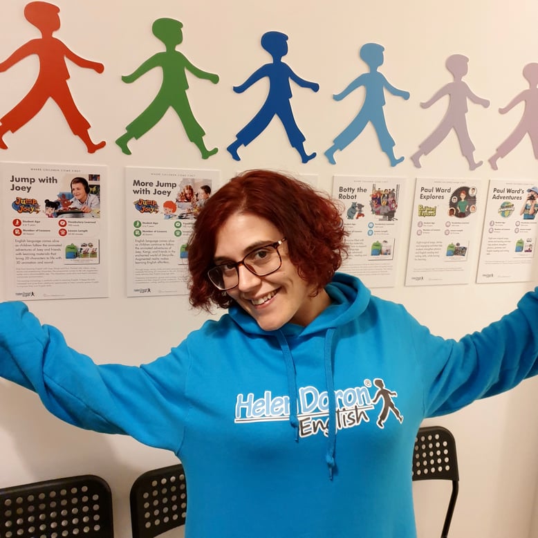 Mécia Romão é professora Helen Doron English há 4 anos e uma entusiasta do nosso original método.