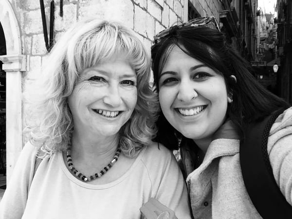 Pamela com Helen Doron